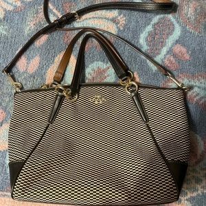 Coach jacquard legacy tote